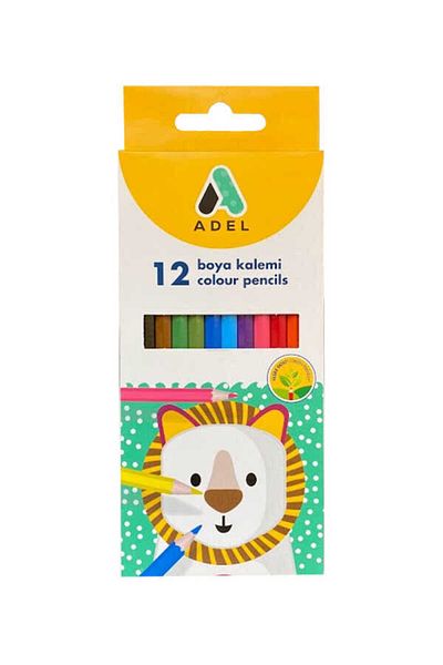 Adel 12 Colors Full Size Dry Paint Pen 2315