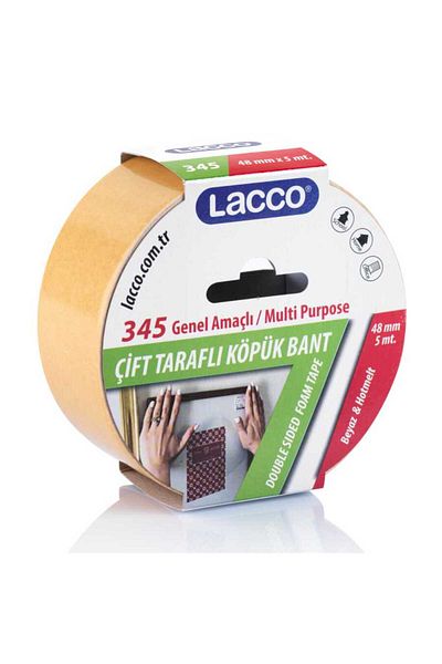 Lacco Double Sided Foam Tape - 48X5Mm Kod345