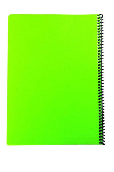 Mynote Flex A4 60 Sheets Lined Spiral Plastic Neon Cover Notebook