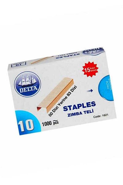 Delta 1621 Eco - Yellow Staple, Pack of 1000
