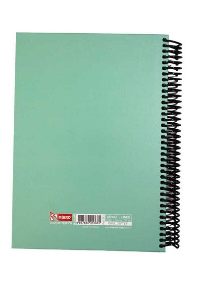 Mikro Edition Pastel 120 Sheets Lined School Notebook 17 X 24 Cm