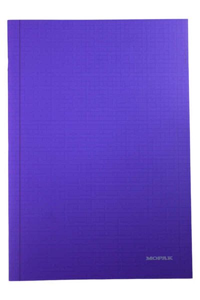 Mopak A4 40 Sheets Checked Plastic Cover School Notebook