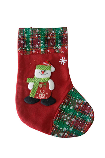 Orca Ornament de Anul Nou Șosete din lână roșii 25x35 Orc-year-23487