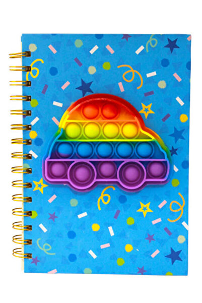 HOBİMOBİ Caiet Taros A5 Pop-it cu copertă rigidă 6393 Blue Car