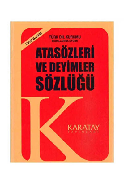 Karatay Yayınları Karatay Atasözleri Ve Değimleri Plastik Kapak