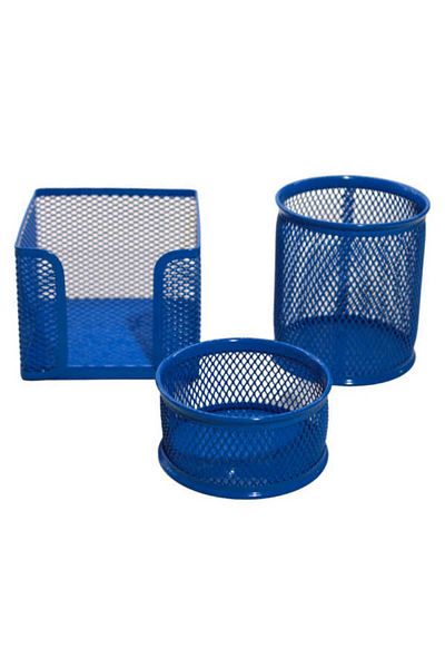 Bion 9305 3-Piece Perforated Set Vibrant Colors on Tray