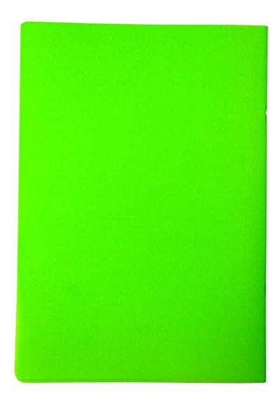 Mynote Text Neon A4 40 Sheets Checked Plastic Cover Notebook