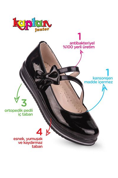 KAPTAN JUNIOR Pantofi ortopedici fete copii Balet PSSK 651