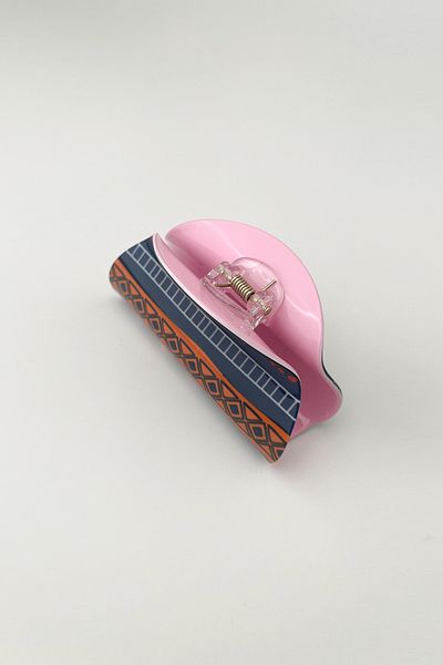 Modex 8cm Ethnic Patterned Oval Latch Buckle