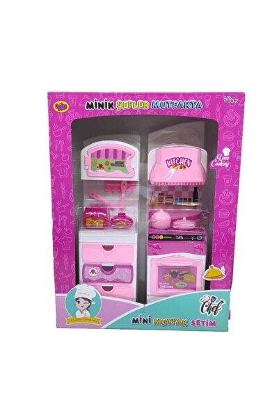 oydaş oyuncak İkili Mini Mutfak Seti Çekmeceli Ve Fırınlı-2357