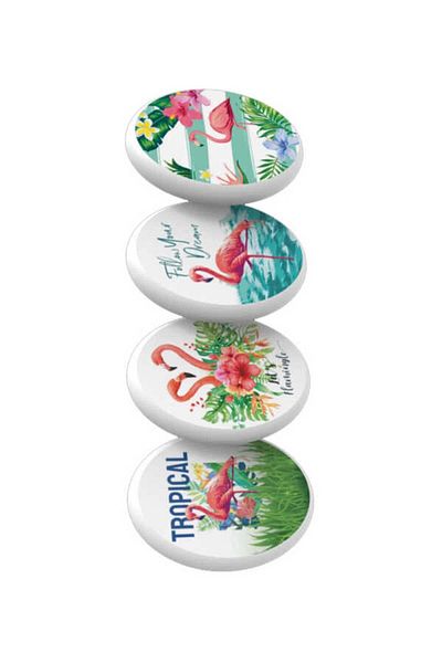 Adel Silka Ellipse Flamingo Patterned Eraser Sg-20 (1 Piece)