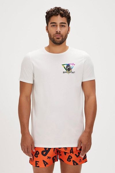 Bad Bear Men's T-shirt Bite 24.01.07.020 - Off-white