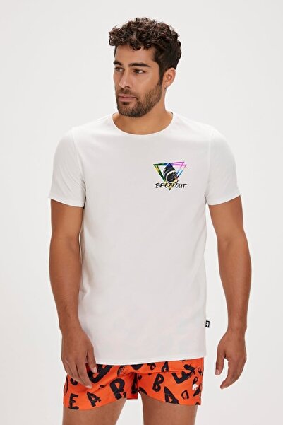 Bad Bear Men's T-shirt Bite 24.01.07.020 - Off-white