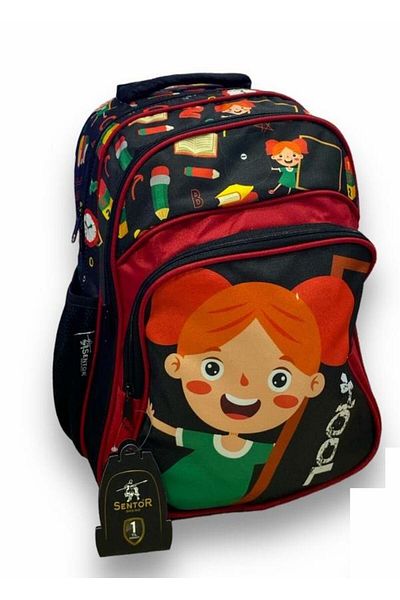 Sentor Black School School Bag - Snılk22-09k