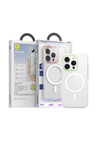 BLUEO حافظة هاتف خضراء مضادة للسقوط متوافقة مع هاتف iPhone 15 Magsafe