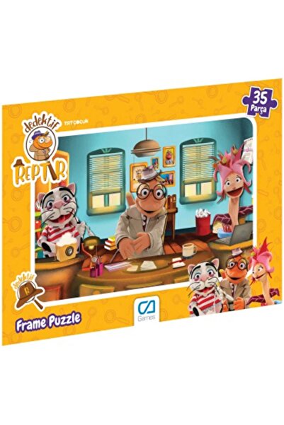CA Games 5207-5208 Dedektif Reptır Frame Puzzle/yapboz 35 Parça