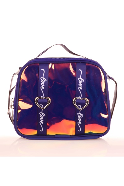 KAUKKO Navy Blue Mirror Lunch Box - K9043