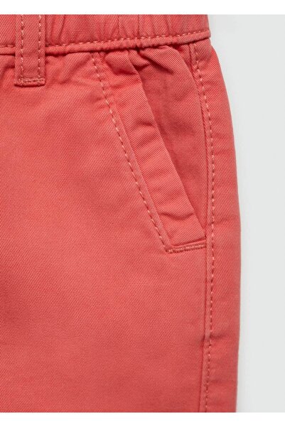 MANGO Baby Slim Fit Chino Cotton Bermuda Shorts