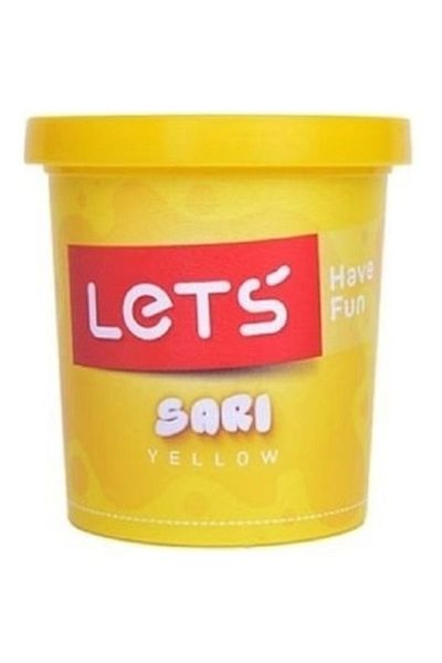 Lets Single Color Play Dough Yellow 115 gr