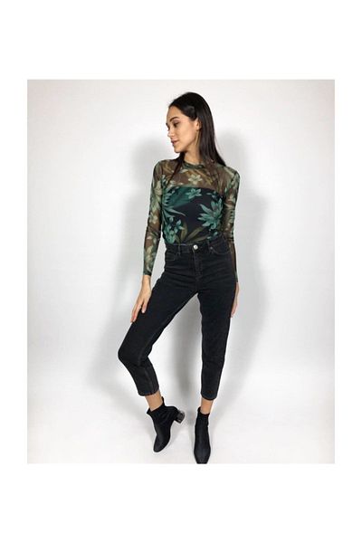 Geppetto Penolope Women - Μαύρο Mom Fit Jean