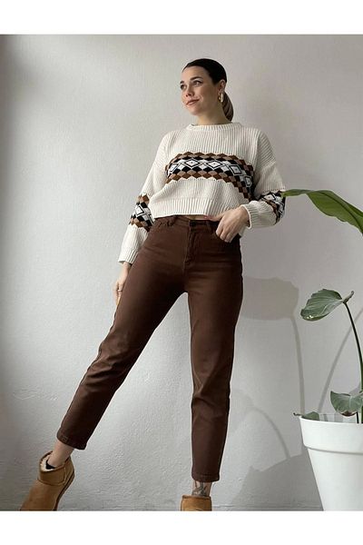 Geppetto Penolope Brown Mom Jean - Γυναικείο στυλ