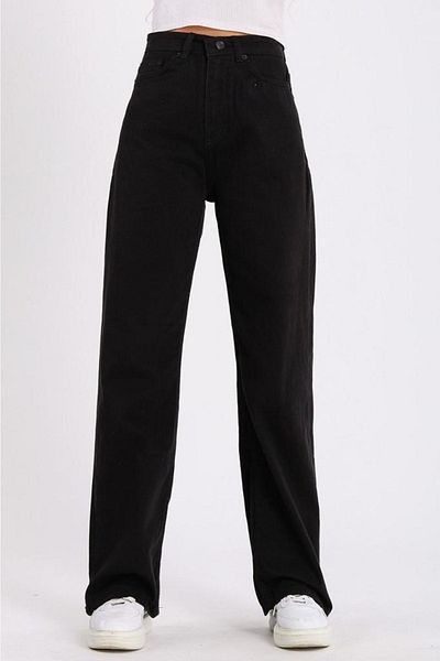 Geppetto Penolope Women - Μαύρο τζιν Palazzo, φαρδύ τζιν παντελόνι Unisex
