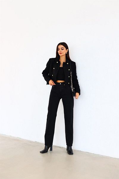 Geppetto Penolope Women - Pantaloni Jocel Black Jean
