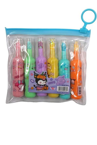 Kırtasiye Ofisi Pastel Bottle Color 6-Piece Highlighter - DL-2041
