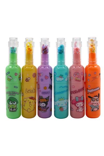 Kırtasiye Ofisi Pastel Bottle Color 6-Piece Highlighter - DL-2041