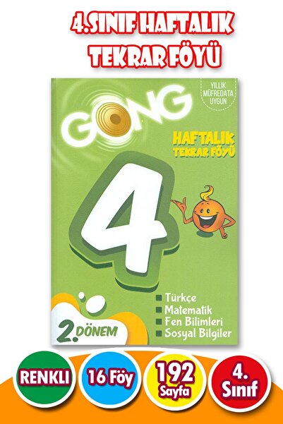 Harika Kitap 4.sınıf 2.dönem Haftalık Tekrar Föyü - 16 Fasikül - Tüm Dersler ...