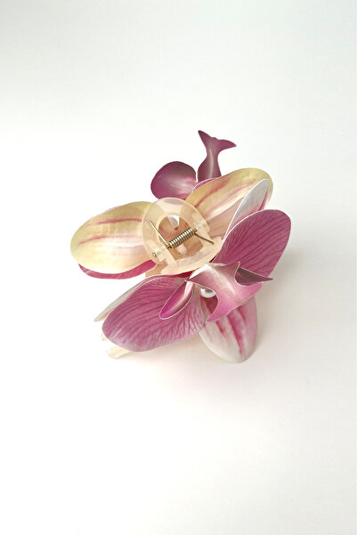 Modex Aloha Orchid Flower with Pearl - Πόρπη μανταλάκι 10cm