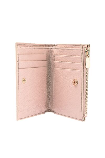 TANGCARF Hakiki Deri Kadın Cüzdan | Lira 1101 Pudra