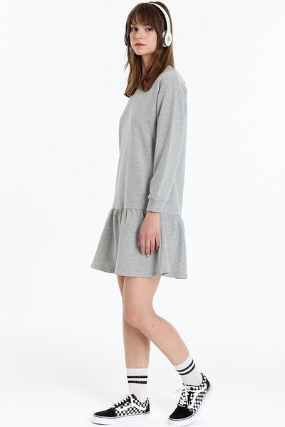 Kyron Cutout Detailed Sports Women's Dress - Gray
