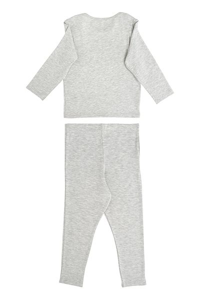 Kyron Printed Long Sleeve Pajama Set for Baby Boy