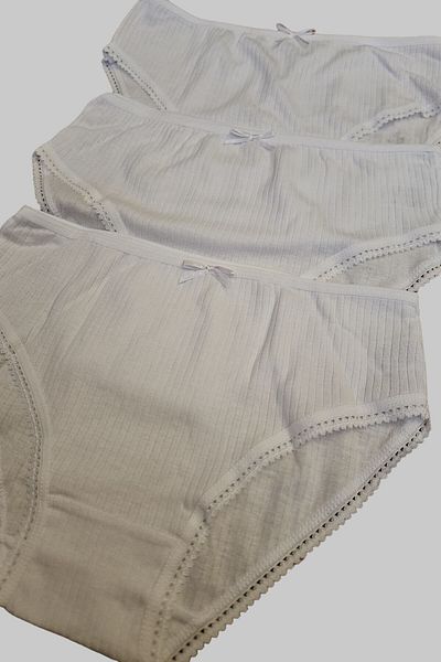 peki baby&kids Girl's Cotton Bikini Set - Add 5 Pay 4, Ribbed Panties Underwear, Laundry Bottom Gift 15837