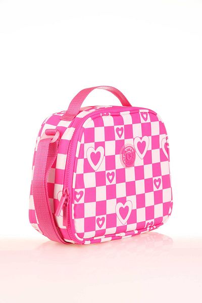 KAUKKO Nature Soft Pink Heart Lunch Box - K9017