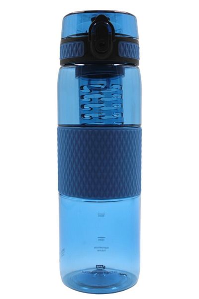 Uzspace 700ml Dark Blue Detox Compartmented Tritan Flask - 5061