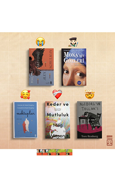 Timaş Yayınları Nitelikli okuma-Keder ve Mutluluk,Malma İstasyonu,Mektuplar,I...