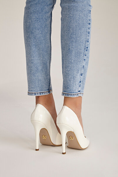 AYAKKABI PRENSİ Sensual White Patent Leather