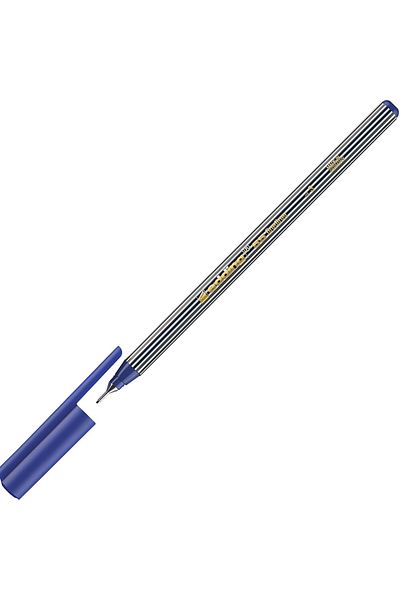 Edding Blue Felt Tip Pen - 0.4 Mm, 55-10-pkt