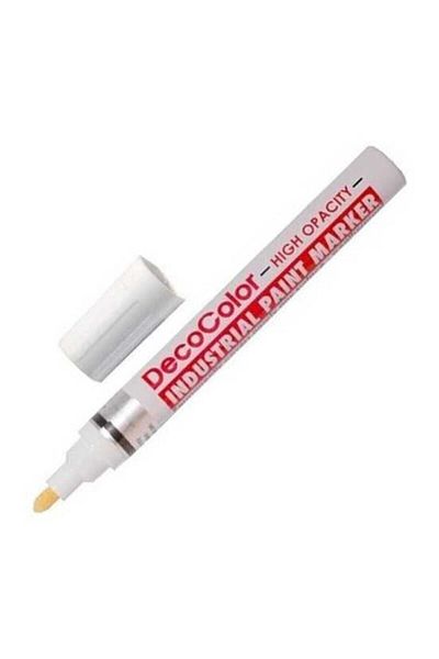 Marvy White Industrial Paint Marker 728