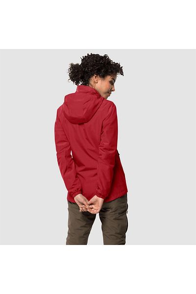 Jack Wolfskin Stormy Point 2l Jkt - Women's Scarlet Jacket1111202-2178