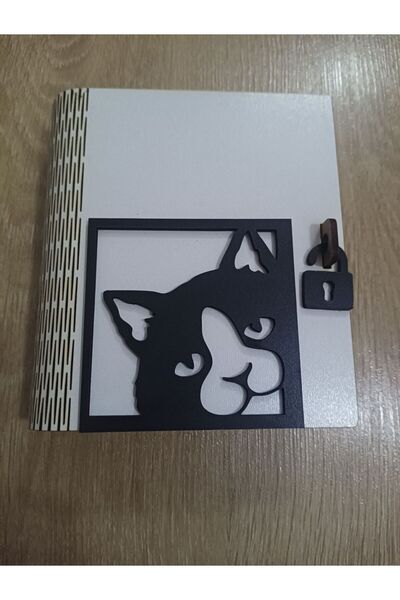 Şirin Lazer Χαριτωμένο βιβλίο γάτας - Κουτί δώρου σε σχήμα κουμπαρά