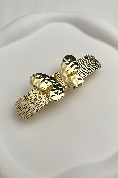 Modex Gold Color Automatic Buckle with Butterfly Figure (Size:8 cm)