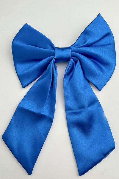Modex Blue Color Bow Automatic Hair Clip