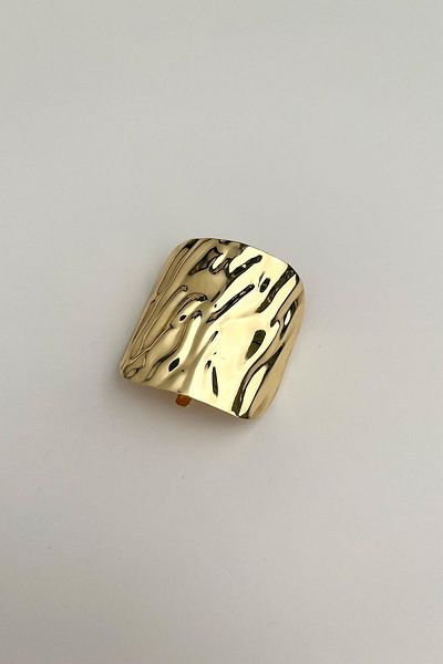 Modex 4cm Wide Textured Square Hair Clasp