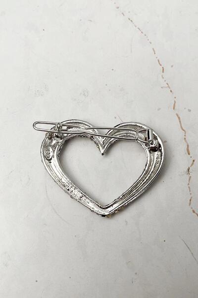 Modex Crystal Stone Heart Figure Buckle