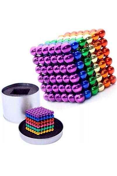 Genel Markalar Neo Cube Renkli Manyetik Mıknatıs Toplar 5mm 216 Adet Küp
