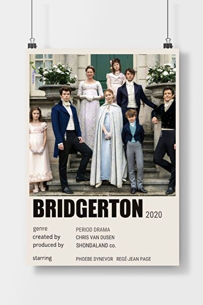 Luna Marissa Bridgerton Dizi Poster Çerçevesiz Duvar Posteri