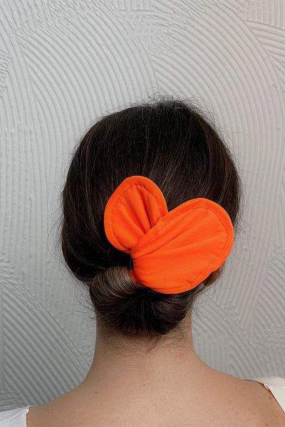 Modex Orange Phosphorescent Wire Hair Clip (40cm)